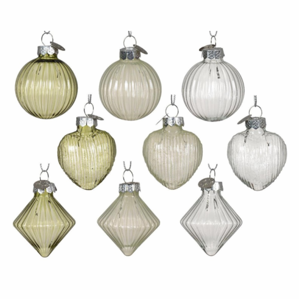 Vánoční hračka na stromeček, 5,5 cm, sklo