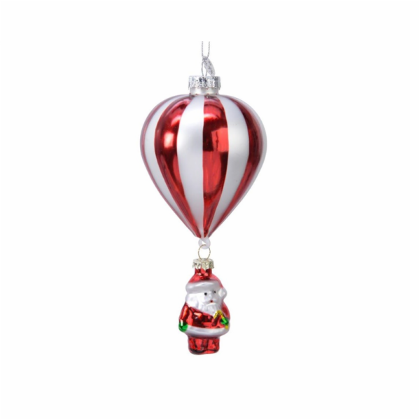 Vánoční hračka Balónek, 10,5 cm, sklo