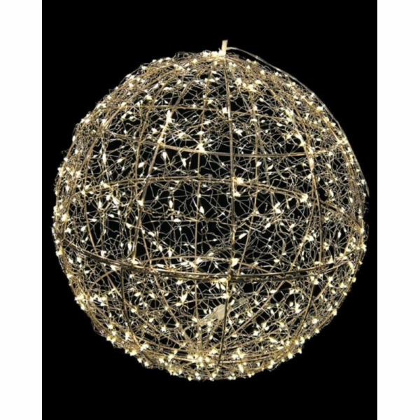 Dekorační koule Vánoční dotek, 30 cm, 80 LED