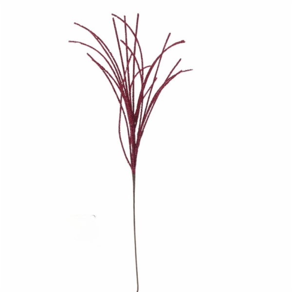 Umělá větvička Christmas Touch, červená, 31 cm