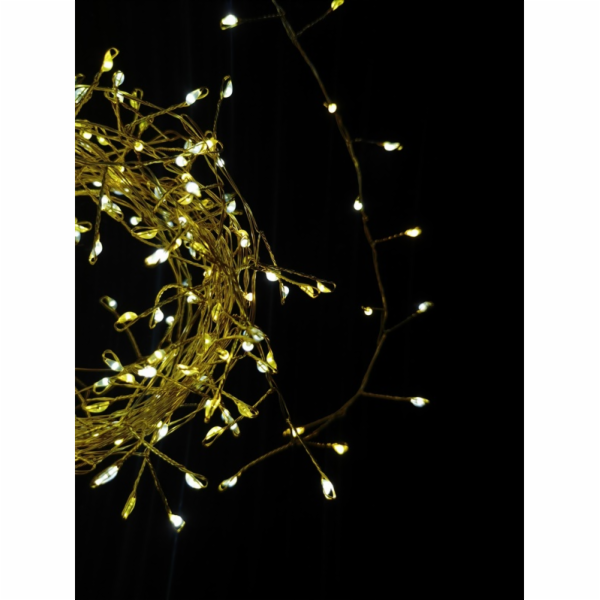 Světelná girlanda Christmas Touch, 5 m, teplá bílá/žlutá