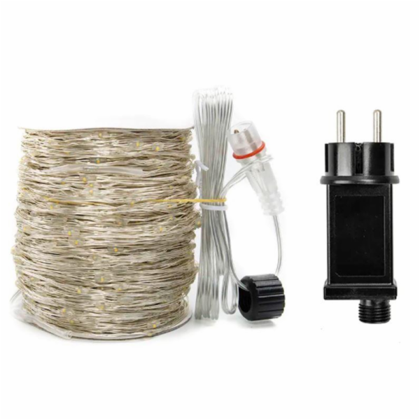 Vánoční světelný řetěz s mikrotužkou, 200 m, 2000 LED diod