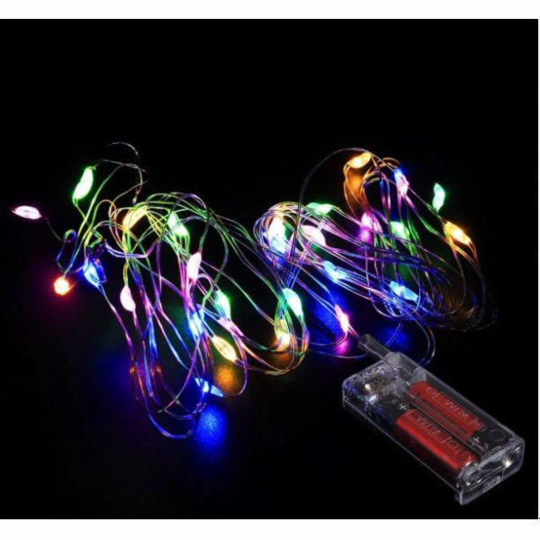 Vánoční girlanda s mikrosvětlem, 4 m, 40 LED