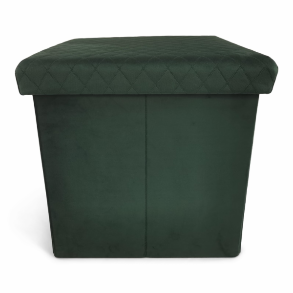 Pouf Domoletti Mateo, zelený, 38 cm x 38 cm x 38 cm