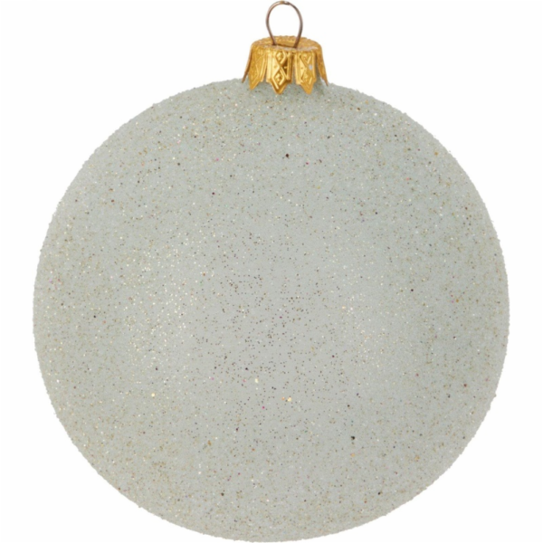 Vánoční hračka na stromeček, různé barvy, 8 cm, sklo