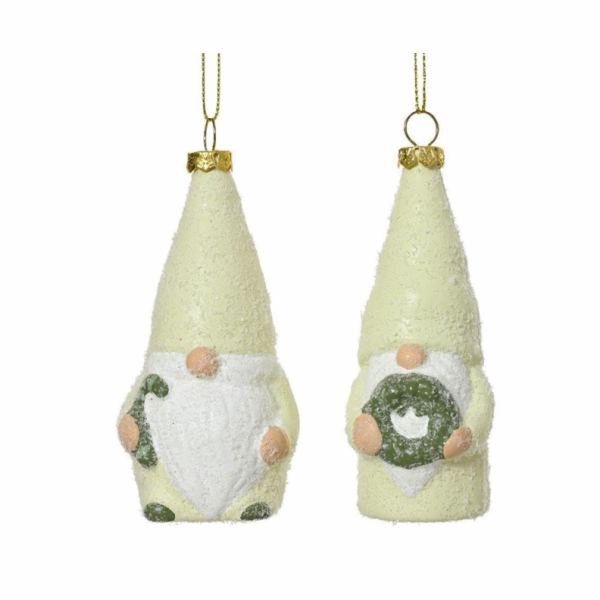 Vánoční hračka na stromeček Trpaslík, 11,4 cm, plast