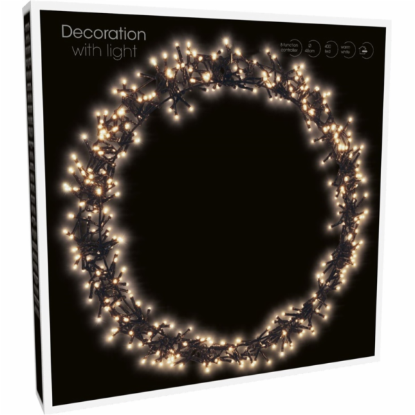 LED dekorační prsten, D48 cm, 400 LED diod