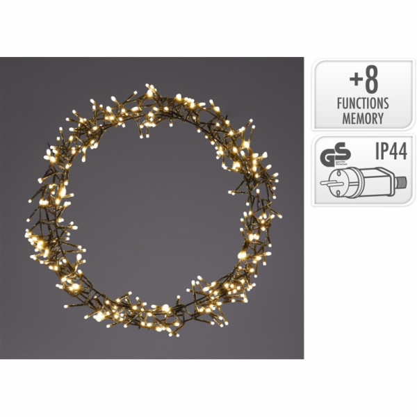 LED dekorační prsten, D38 cm, 300 LED diod