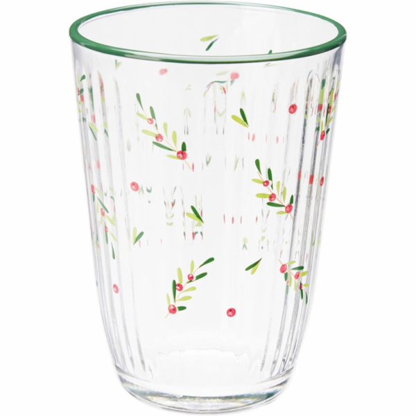 Skleněný vánoční stromeček, sklo, 0,395 l