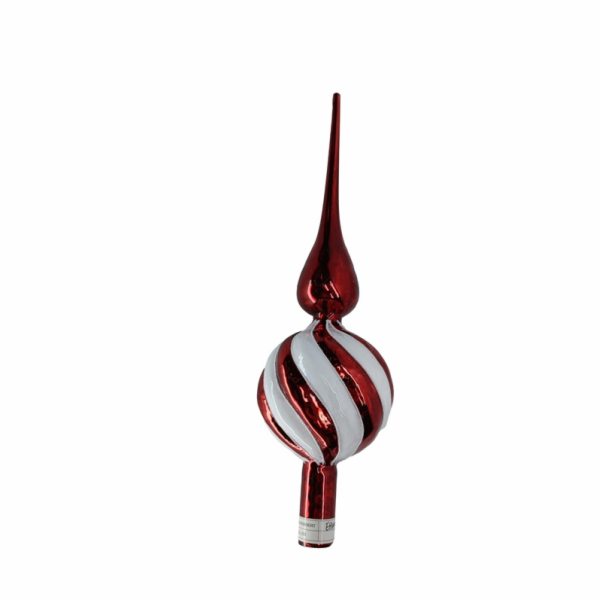 Vršek vánočního stromku Christmas Touch, 30 cm, sklo