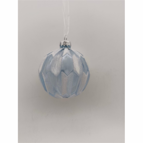 Vánoční hračka na stromeček Christmas Touch, 8 cm, sklo