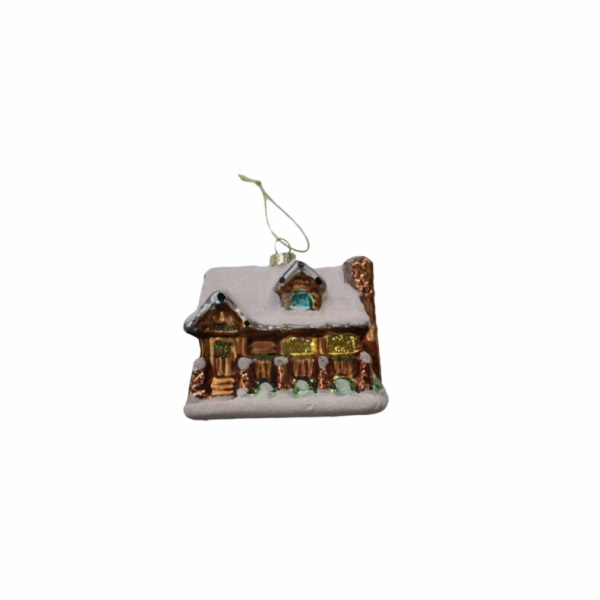 Vánoční hračka na stromeček Christmas Touch, 9 cm, sklo