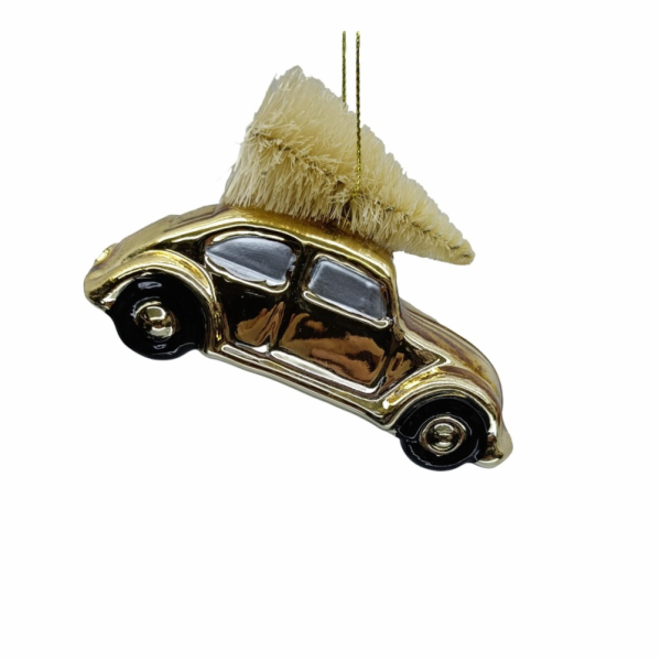 Vánoční hračka na stromeček Christmas Touch, 6,5 cm, sklo