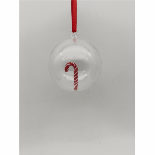 Vánoční hračka na stromeček Christmas Touch, 8 cm, sklo