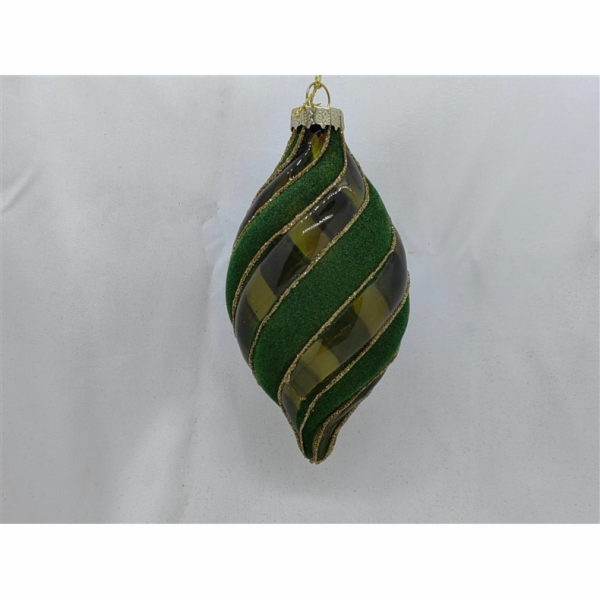 Vánoční hračka na stromeček Christmas Touch, 13 cm, sklo