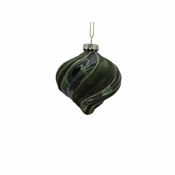 Vánoční hračka na stromeček Christmas Touch, 8 cm, sklo