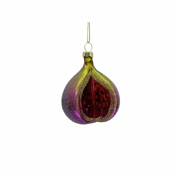Vánoční hračka na stromeček Christmas Touch, 8 cm, sklo