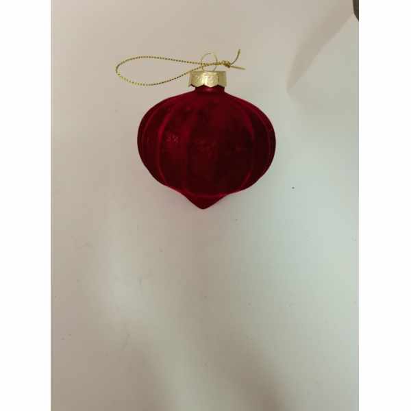 Vánoční hračka na stromeček Christmas Touch, 8 cm, sklo