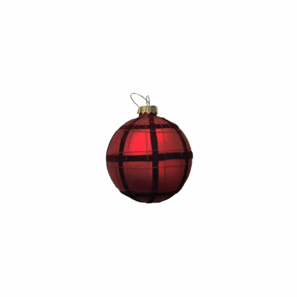 Vánoční hračka na stromeček Christmas Touch, 8 cm, sklo