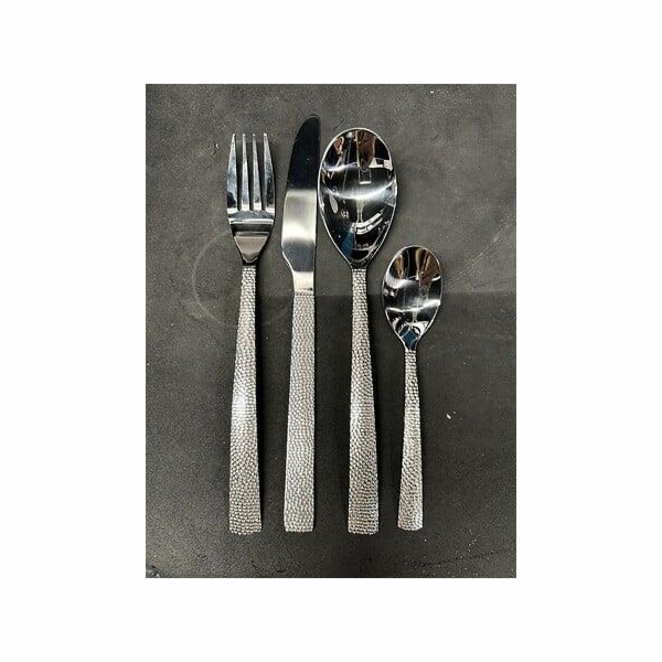 Sada příborů, šedá, 24dílná