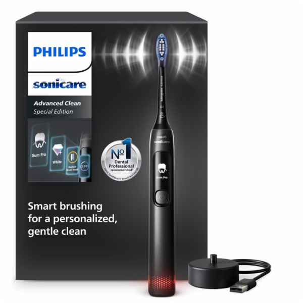 Elektrický zubní kartáček Philips HX3792/11, černý