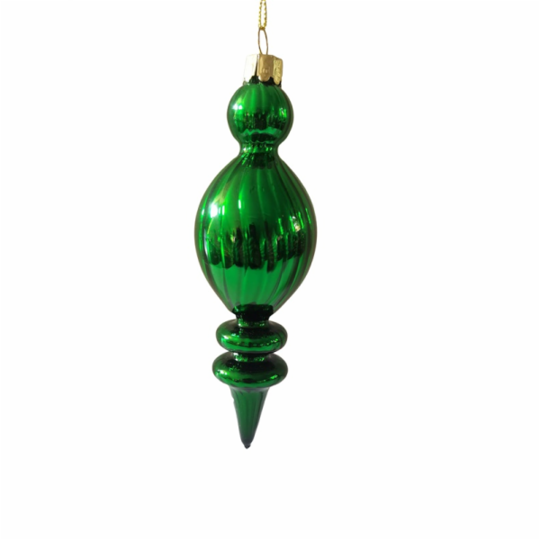 Vánoční hračka na stromeček Christmas Touch, 15 cm, sklo