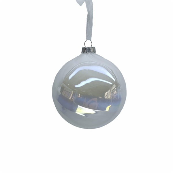 Vánoční hračka na stromeček Christmas Touch, 8 cm, sklo