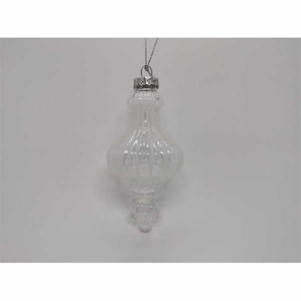 Vánoční hračka na stromeček Christmas Touch, 12 cm, sklo