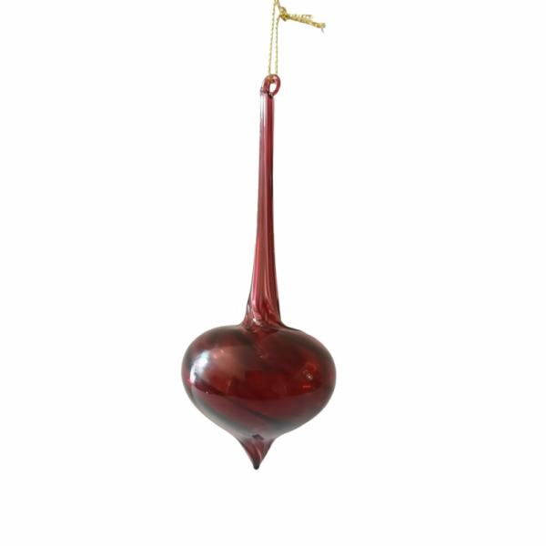 Vánoční hračka na stromeček Christmas Touch, 14,4 cm, sklo