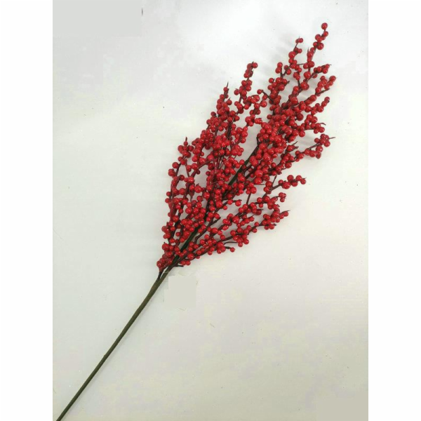 Umělá větvička Christmas Touch, červená, 72 cm