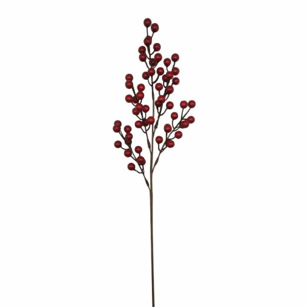 Umělá větvička Christmas Touch, červená, 60 cm