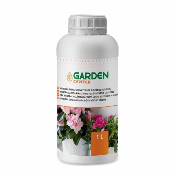 Mineralizovaná voda pro kvetoucí rostliny Garden Center, 1 l