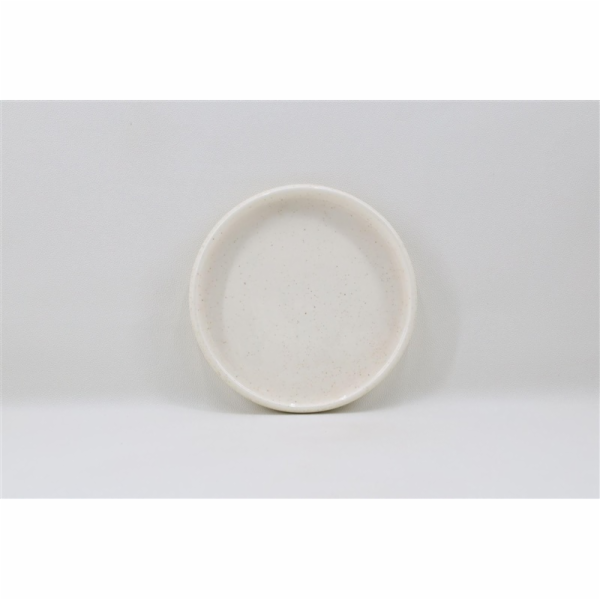 Dezertní talíř Glamour, O 19,5 cm, bílý