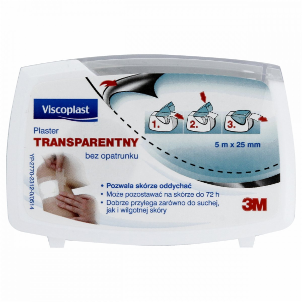 3M PL.PRŮHLEDNÁ 5mX25mm S ZÁSOBOU