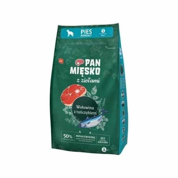 PAN MIĘSKO s bylinkami Hovězí s tuňákem S - sušená smetan...