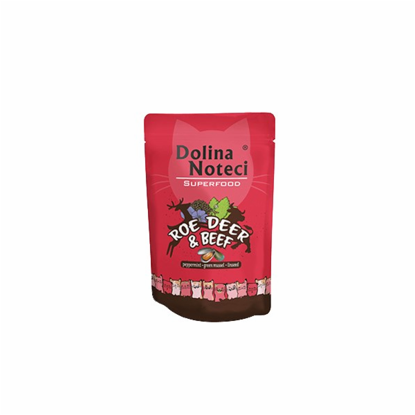 DOLINA NOTECI Superfood Srnčí s hovězím masem - Mokré krm...