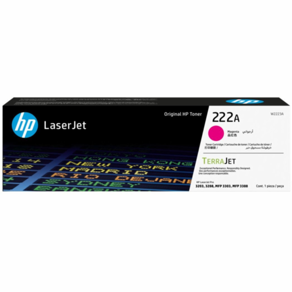 HP 222A - Magenta - originální - LaserJet - Tonerová kaze...