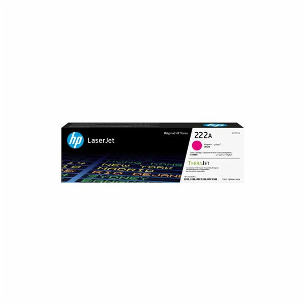 HP 222A - Magenta - originální - LaserJet - Tonerová kaze...