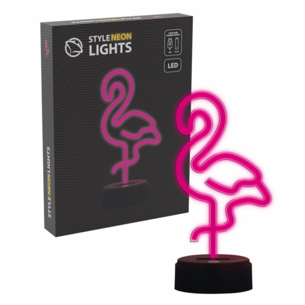 Manta SNL79PK LED lampa světelná dekorace Flamingo 2 růžová