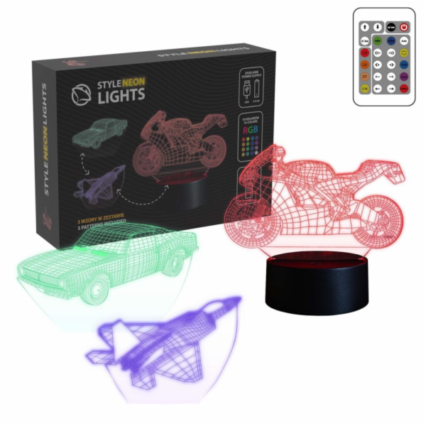 Manta SNL121RGB LED lampa světelná dekorace Vozidla 2 RGB 3D