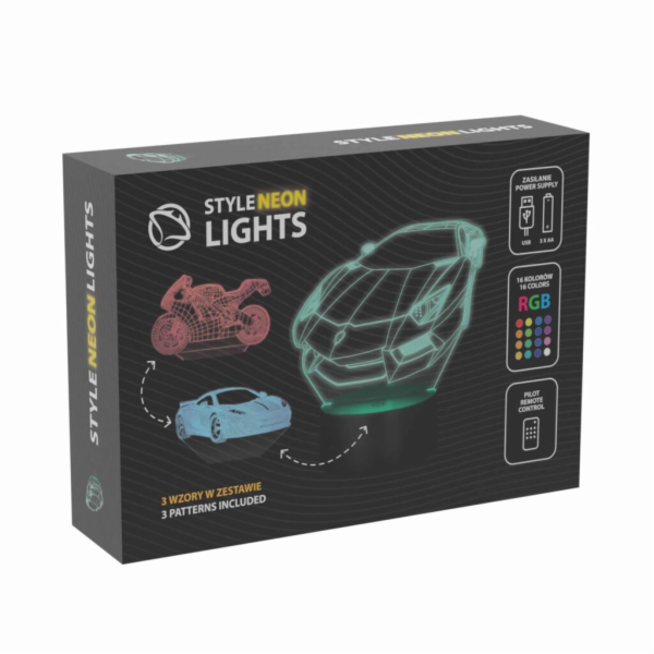 Manta SNL120RGB LED lampa Světelná dekorace Vozidla 1 RGB 3D