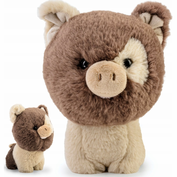Daffi Plyšová hračka TEDDY PETS Hnědé prasátko