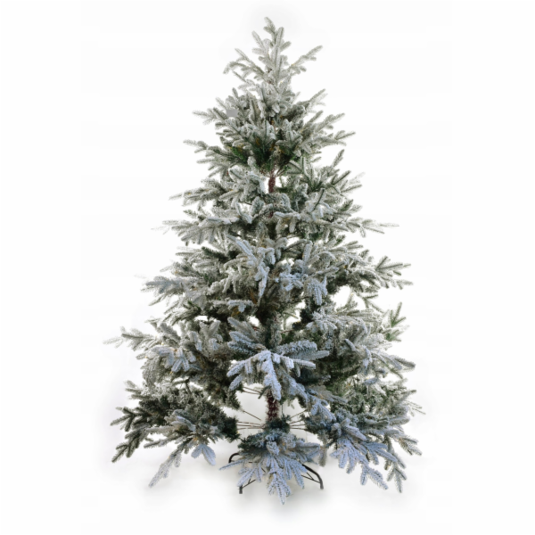 vidaXL Vánoční stromeček SANTA LILA v.210 cm PE+PVC bez LED