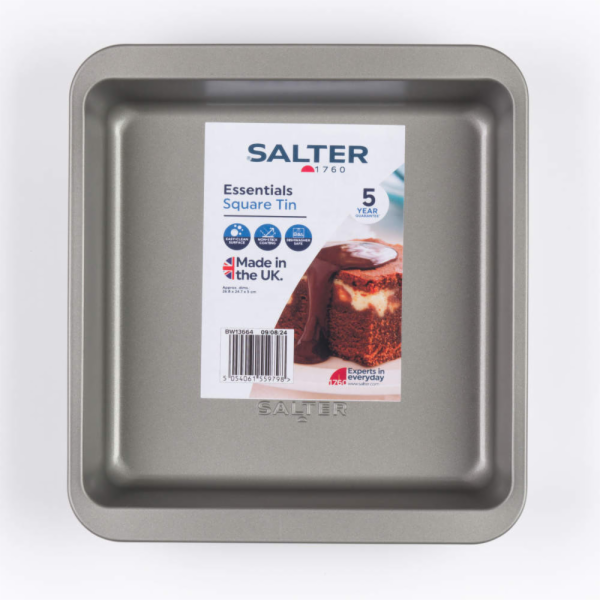 Salter BW13664 Essentials čtvercová forma na pečení 26 cm