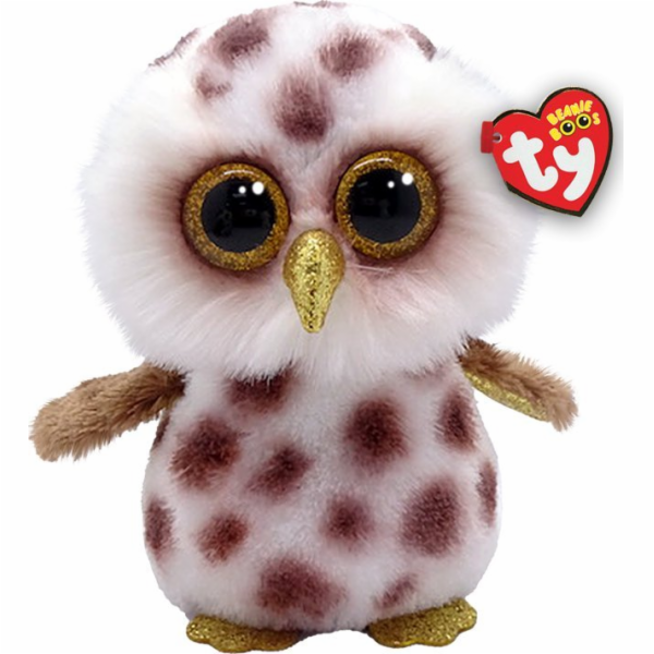 Meteor Plyšová hračka TY Spotted Owl Whoolie 15 cm