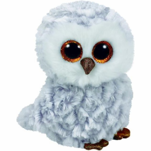 Meteor Plyšová hračka TY Beanie Boos Owlette - Bílá sova,...