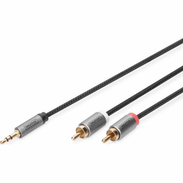 Digitus Kabel audio adaptéru MiniJack/Cinch Stereo Type 3...