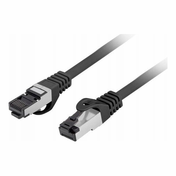 Lanberg Patchcord cat.8.1 S/FTP LSZH CU 1,5m černý, proše...