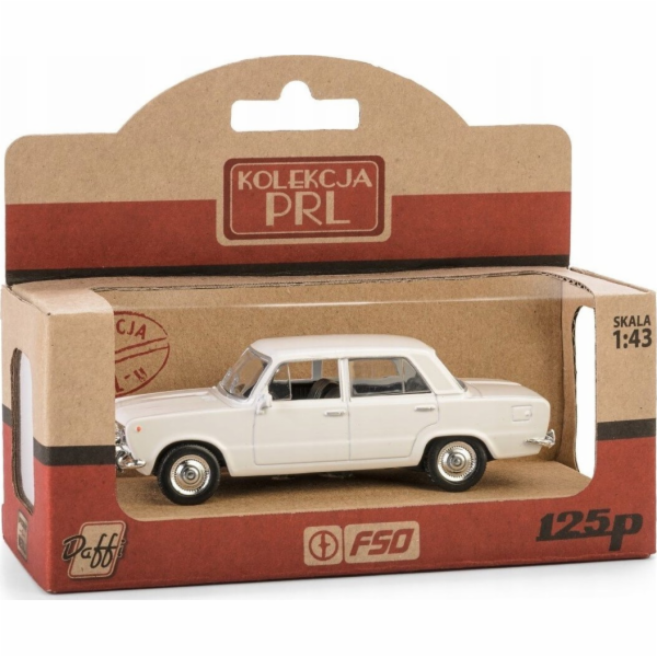 Daffi Vozidlo PRL FIAT 125P - Bílá