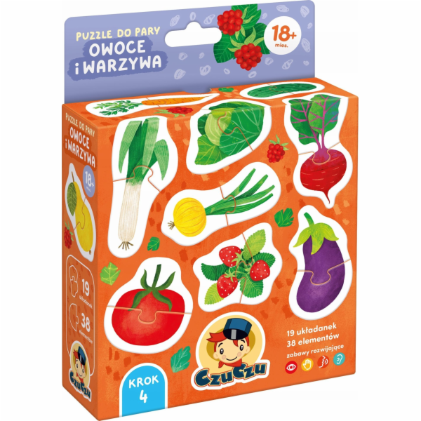 CzuCzu Párové puzzle - Ovoce a zelenina